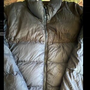 The North Face 700 Men’s Black/Navy Blue Goose Down Puffer Jacket Size Large